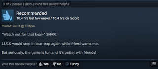Illustration for article titled Friday the 13th, As Told By Steam Reviews